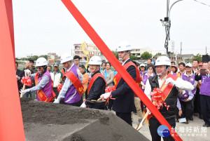 埔鹽太平橋改建工程動土儀式。