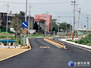 蘆竹大華北街通車後  一條路三種路況車禍多