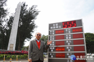 中央大學領先的智慧交通整合系統，將於明年1月1日正式 上路，總務長吳瑞賢解說其便利性。