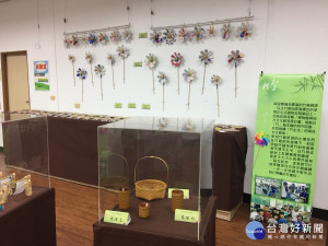 竹藝作品展出。