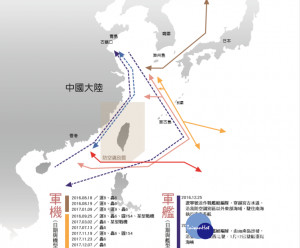 中共軍機近兩年頻繞台進行遠海長航訓練，對此，中國國台辦發言人安峰山在2）日的例行記者會中，囂張表示大家慢慢就會習慣。（圖／國防報告書）