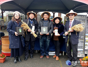 臺大實驗林3日在實驗林鳳凰自然教育園區舉辦「臺大實驗林與雲林科技大學合作成果暨鹿光米發表記者會」。