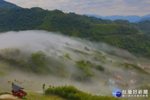 阿里山再添新景點─公興村龍美登山健行、賞景觀雲瀑