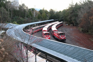 阿里山紅色小火車（圖／資料照片）