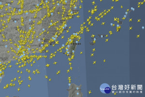 （圖／翻攝flightradar24網站）