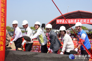 全國首座教育氣象站落腳彰化高鐵特定區，舉行動土典禮。