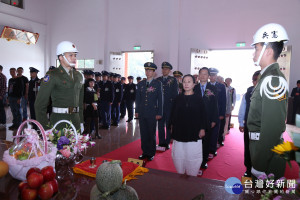 107年國軍春祭國殤祭祀典禮，嘉義縣長張花冠擔任主祭官