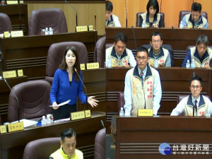 議員舒翠玲表示，全台有90%的汰換光電板不知去向。(圖/翻攝桃園市議會網站)
