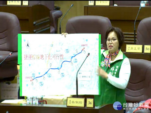 針對桃園捷運棕線，市議員林俐玲要求捷運局再進行地下化評估。