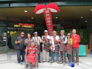 雪見遊客中心改館完成昨熱鬧啟用，為臺灣首座ＡＲ互動的遊客中心。（記者許素蘭／攝）