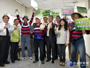 大家媽祖遶境活動，環保進香新裝發表會宣導。圖／記者鄧富珍攝