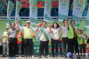 王平川參選台南市議只民調造勢大會凍蒜聲四起。