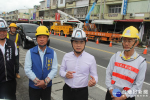 視察天空纜線下地計劃　黃健庭盼早日還給台東市區乾淨天空