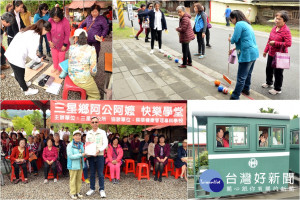 三星鄉阿公阿嬤快樂學堂開學趣。（圖／三星鄉公所提供）