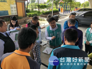 
大甲區太白里高速公路橋下是里民最佳活動場地，立法院副院長蔡其昌爭取水保局九百五十萬元補助，提升互動廣場、生態池、及周邊環境整治等，以帶動地方發展空間。（記者陳榮昌攝）