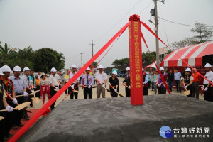 嘉義縣嘉175線水上鄉至白河區路段道路拓寬動土，民間與公部門改善交通環境模式的典範