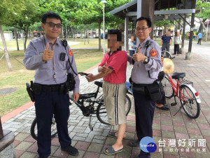 腳踏車失竊尋不著 南門警迅速尋回