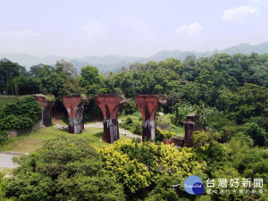 台灣少數僅存的糯米橋「龍騰斷橋」