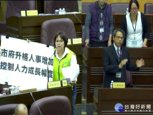 桃園市員林俐玲要求人事處長張建智多多關懷和了解市府同仁，打造桃園市政府成為健康職場。