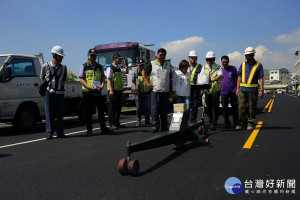 市長視察北社尾路路平工程 嘉義市路平更上層樓