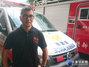 原住民青年謝建榮，努力追夢變身消防暖男。