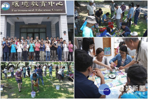 「蘭陽環境學習中心俱樂部」菁英伙伴們共享「水水深溝環教趣」。（圖／自來水公司第八區管理處提供）