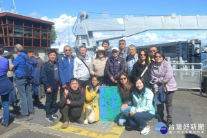 參訪西雅圖巴拉德水閘門及魚梯，交流生態環境保護經驗。（圖／高雄市政府提供）