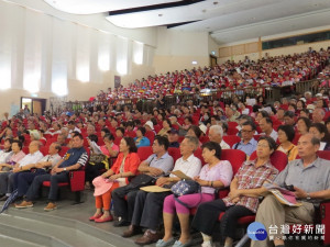 退休公教人員年金改革行政救濟說明會，座無虛席。（記者許素蘭／攝）