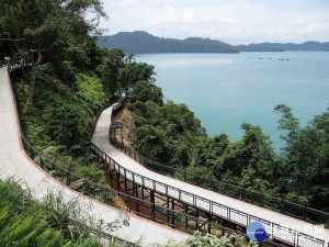 日月潭依山傍水美景，有全球十大最美自行車道。