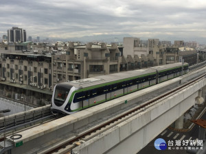 台中捷運綠線自動駕駛電聯車photo (台中市交通局提供)