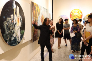 《歲月的身影》王霽昕個展 在總爺藝文中心。