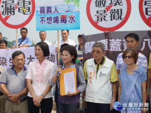 堅決反對蘭潭加蓋 蕭淑麗聲援蘭潭周邊里民陳情抗議