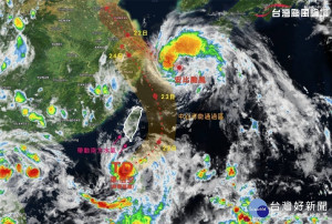 準颱風「悟空」過家門不入　外圍環流帶來降雨（圖／翻攝台灣颱風論壇｜天氣特急 臉書）