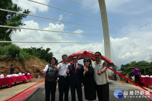 八掌溪人行景觀橋周邊環境改善今動土祈福 公園廣場與景觀橋將成新亮點