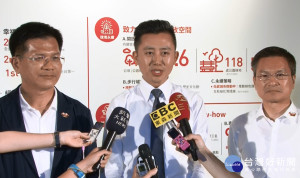 林佳龍魏明谷訪新竹 分享城市建設經驗