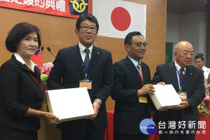 羅東鎮與日本西都市締結姊妹市。（圖／羅東鎮公所提供）