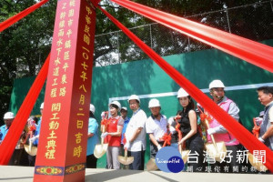 平鎮區平東路Z幹線雨水下水道工程開工動土典禮。

