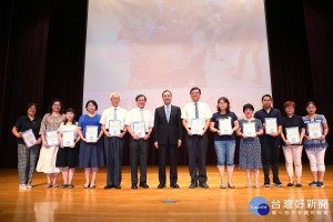 朱立倫市長3日出席「新北市公立幼兒園園長(主任)會議」。（圖／記者黃村杉攝）