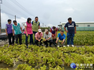 農委會主委分赴台南高市勘災。