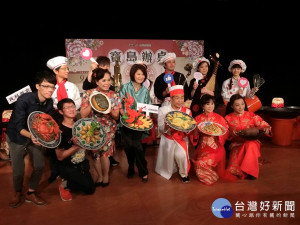 臺灣國樂團以臺是辦桌為主題將在臺中歌劇院演出《寶島辦桌》劇場音樂會。（圖／記者賴淑禎攝）