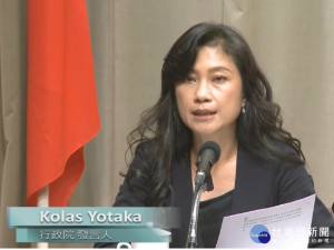 行政院發言人Kolas Yotaka（圖／行政院YouTube）