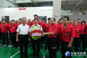 全國消防競技賽嘉市團隊開訓 涂市長晚間勉勵打火弟兄姊妹奪佳績