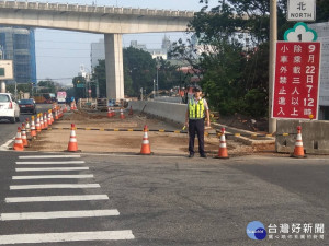 因應連假返鄉車潮，桃園市警察局楊梅分局將配合高速公路局規劃高乘載等重點交通疏導措施