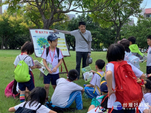 公園化身學童教室　中市首創空品淨化區專屬教案