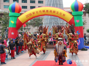 顯應祖師聯誼會7日於新北市民廣場舉辦「2018顯應祖師文化祭」 。（圖／記者黃村杉攝）