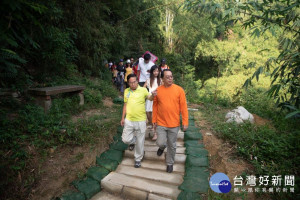 登山健走樂活趣　嘉市蘭潭後山步道完工啟用