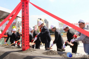 第70期重劃動土。（圖／記者何沛霖攝）