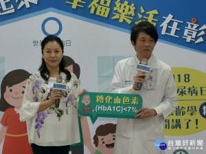 八點台劇「金家好媳婦」飾演溫情媽媽的知名藝人潘麗麗化身衛教大使，宣導糖尿病如何控糖以及與家庭一起來的重要。圖／記者鄧富珍攝