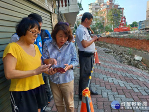 黃敏惠關心新生北路北排工程塌陷事件