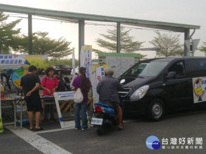 偏鄉就業服務巡迴專車，東山區公所前廣場宣導。